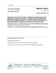 NBN EN 13205-5:2014