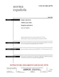 UNE-EN ISO 18778:2009