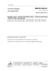 NBN EN 4800-001:2010