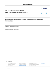 NBN EN 15152:2019+A1:2023