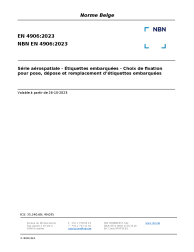 NBN EN 4906:2023