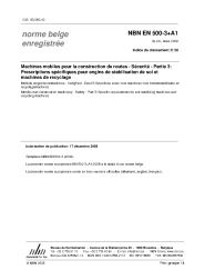 NBN EN 500-3+A1:2009