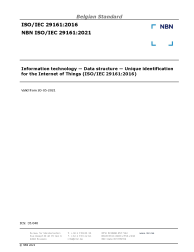 NBN ISO/IEC 29161:2021