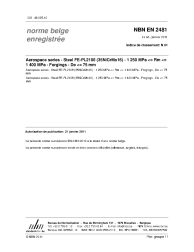 NBN EN 2481:2011
