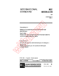 IEC 60335-2-39:1994/AMD2:1998
