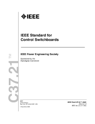 IEEE C37.21:2005 (R2010)