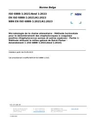 NBN EN ISO 6888-1:2021/A1:2023