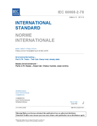 IEC 60068-2-78:2012
