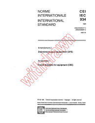 IEC 60934:1988/AMD2:1992