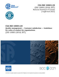 CSA ISO 10001:20