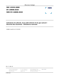 NBN EN 16808:2020