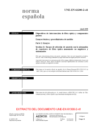 UNE-EN 61300-2-41:1999