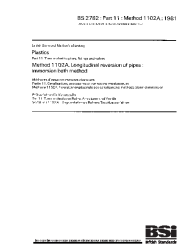 BS 2782-11 Method 1102A:1981