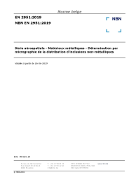 NBN EN 2951:2019