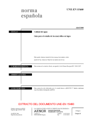 UNE-EN 15460:2008 (R2022)