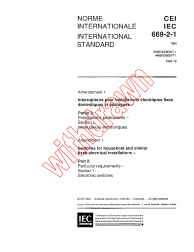IEC 60669-2-1:1994/AMD1:1994