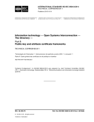 ISO/IEC 9594-8:2014/COR1:2015