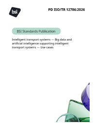 PD ISO/TR 12786:2026