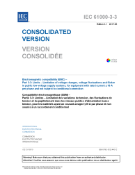 IEC 61000-3-3:2013+AMD1:2017 Consolidated
