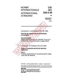 IEC 60335-2-36:1986/AMD1:1990