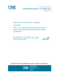 UNE-EN IEC 60335-2-25:2022/A11:2022