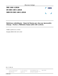 NBN EN ISO 148-1:2016