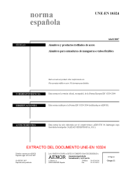 UNE-EN 10324:2007 (R2021)