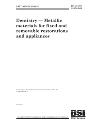 BS EN ISO 22674:2006