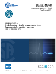 CSA ISO 13485:16 (R2021)
