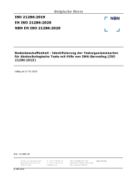 NBN EN ISO 21286:2020