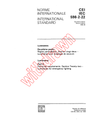 IEC 60598-2-22:1990