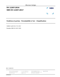 NBN EN 12207:2017