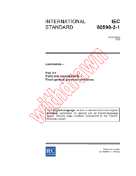 IEC 60598-2-1:1979
