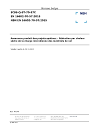 NBN EN 16602-70-57:2015