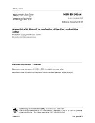 NBN EN 509/A1:2003