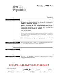 UNE-EN ISO 28199-2:2010