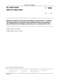 NBN EN 13823:2020