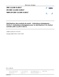 NBN EN ISO 11138-3:2017