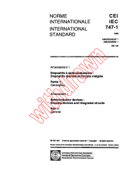 IEC 60747-1:1983/AMD1:1991