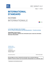 IEC 60947-5-2:2007+AMD1:2012 Consolidated