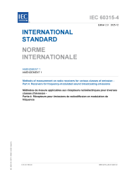IEC 60315-4:1997/AMD1:2025