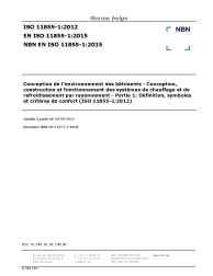 NBN EN ISO 11855-1:2015