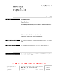 UNE-EN 622-3:2005 (R2020)