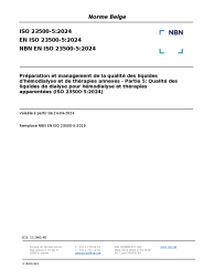 NBN EN ISO 23500-5:2024