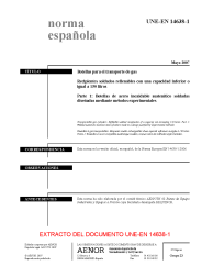 UNE-EN 14638-1:2007 (R2017)