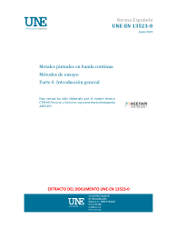 UNE-EN 13523-0:2022