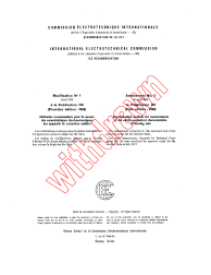 IEC 60118:1959/AMD1:1973