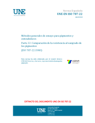 UNE-EN ISO 787-22:2018