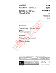 IEC 60851-4:1996/AMD1:1997