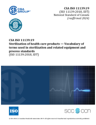 CSA ISO 11139:19 (R2024)